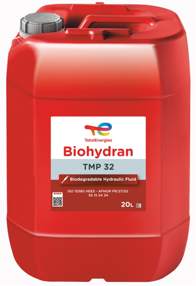 Total BIOHYDRAN TMP 32 - 20L - biologicky odbouratelný hydraulický olej ISO VG 32
