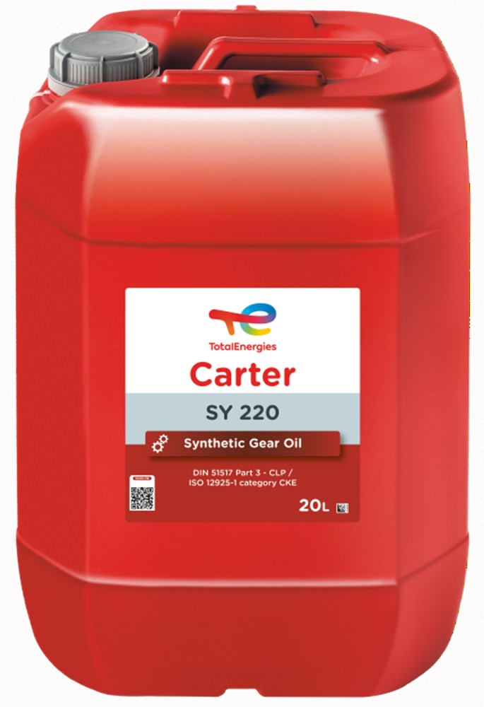 Total CARTER SY 220 - 20L syntetický převodový olej CLP PG ISO VG 220