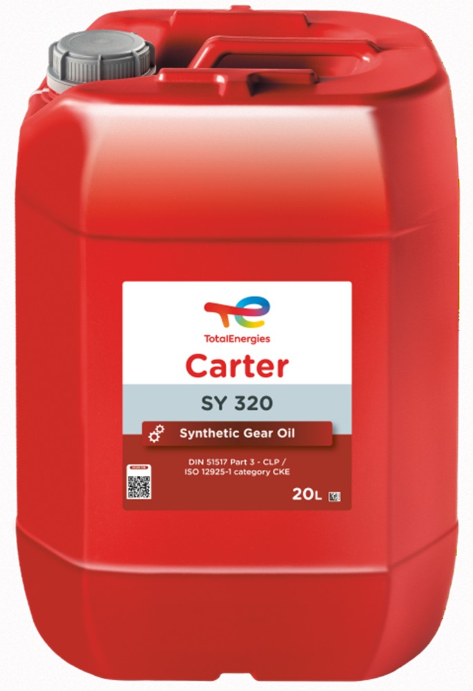 Total CARTER SY 320 - 20L syntetický převodový olej PG ISO VG 320