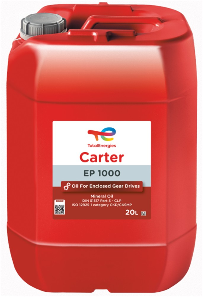 Total CARTER EP 1000 - 20L - minerální převodový olej pro průmyslové převodovky CLP 1000