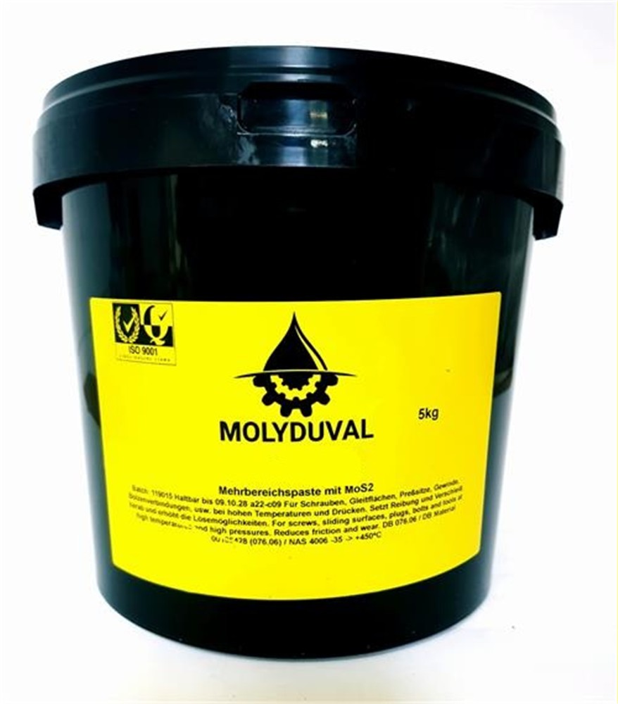 Molyduval Ciric Meiselpaste  - 5kg Speciální pasta na zásuvné nářadí (výměnné nástavce) a třecí pouzdra hydraulických kladiv.